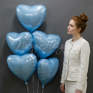Обычные шары, облака из шаров Облако шаров "Нежное сердце"