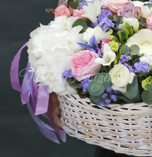 Корзина Пудровый сон — Повод Найдется