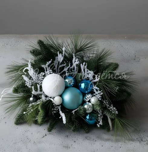 Цветочная композиция Зимушка-Зима — Повод Найдется