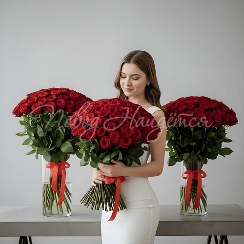 Букет Яркое трио