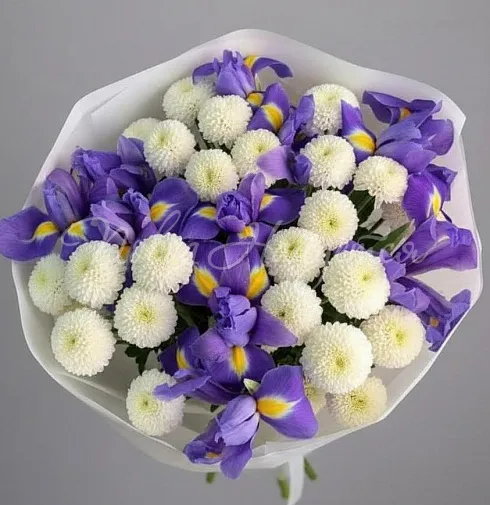 Букет Весеннее небо Москвы — Повод Найдется