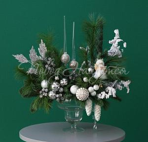 Цветочная композиция Зимняя ночь