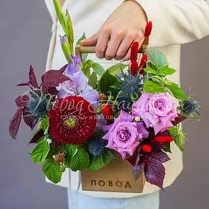 Цветы Букет Багряный румянец