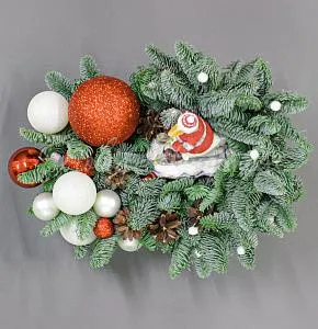 Новый год Упряжка Санты