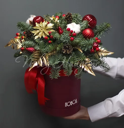 Корзина Новогодний шарм — Повод Найдется
