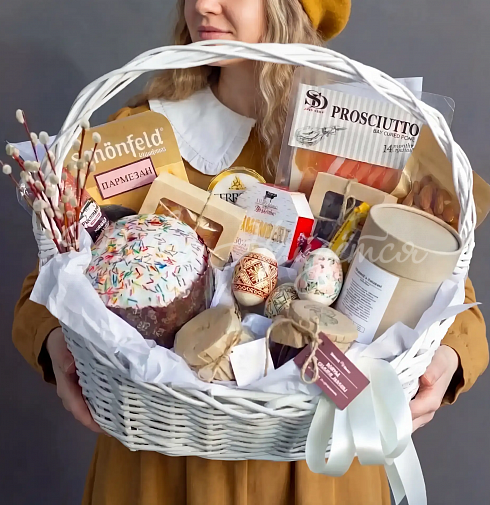 Большая пасхальная корзина