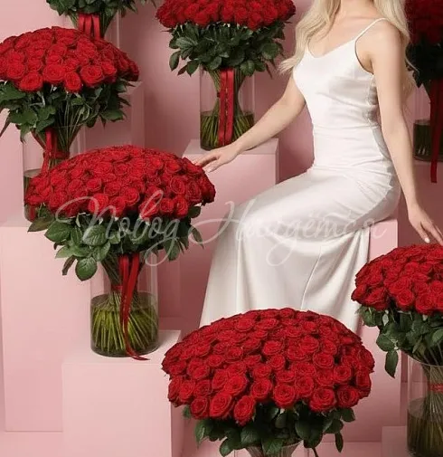 Букет 1001 красная роза — Повод Найдется