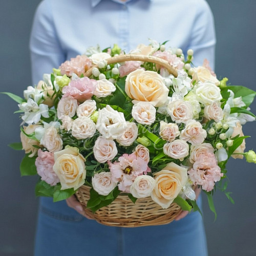 Корзина Белый танец