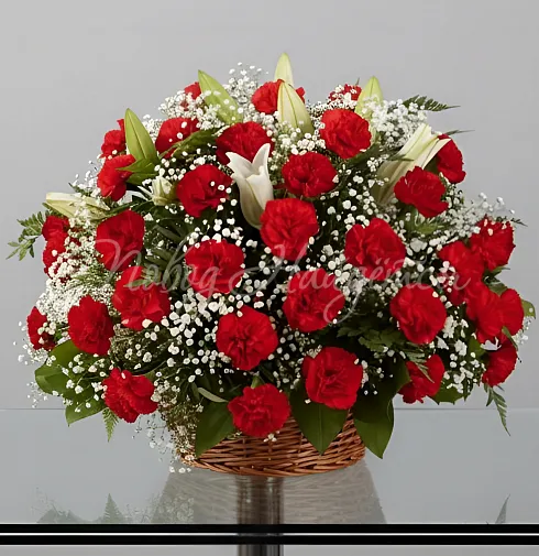 Букет Траурная корзина №9 — Повод Найдется