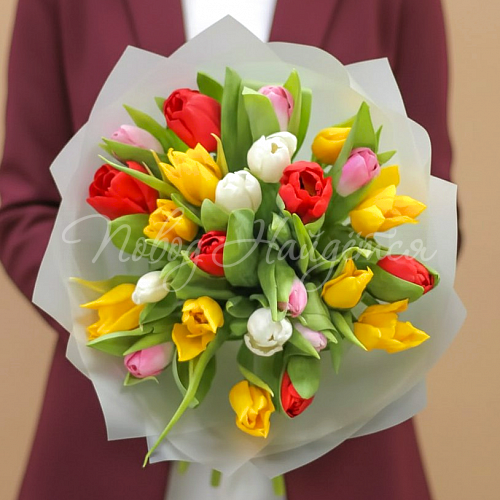 Моно Тюльпаны Букет Весна