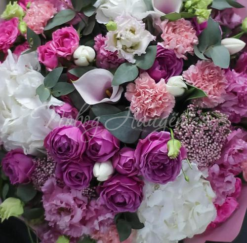 Букеты с ГОРТЕНЗИЯМИ Букет Окрыленные любовью