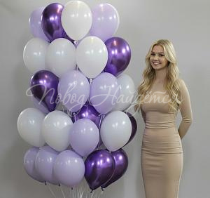 Облако шаров "Лавандовое поле"