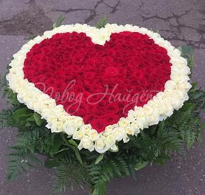 Букет роз «Сердце красавицы»