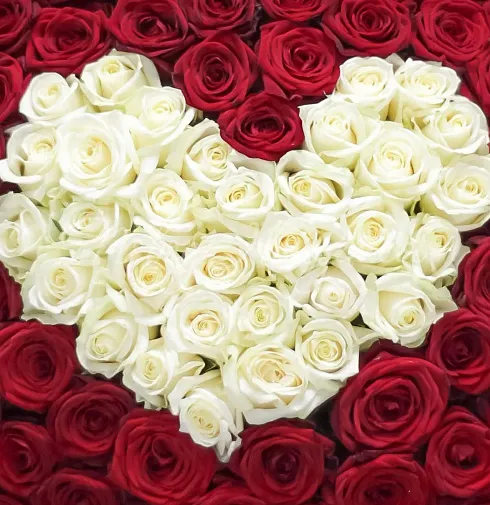 Букет Белое сердце — Повод Найдется