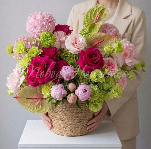 Корзины Букет Особенный шарм