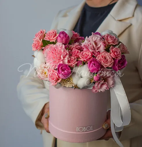 Корзина Розовый сон — Повод Найдется