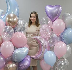 Облако шаров"Воздушное небо"