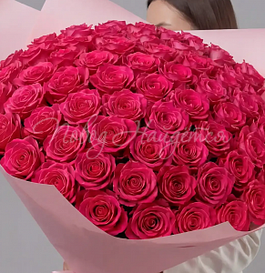 101 роза Букет Топаз