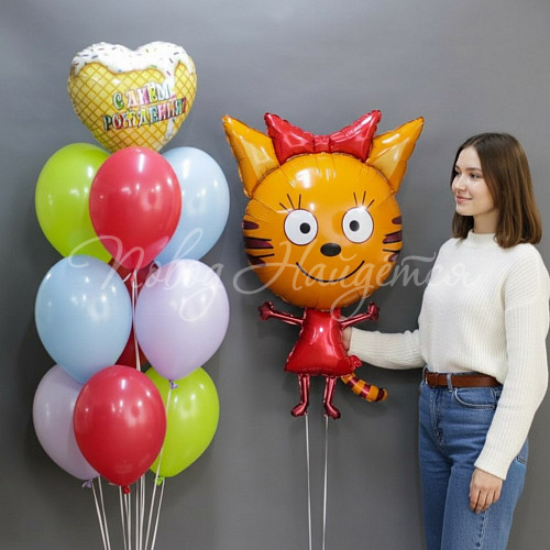 Облако шаров "Праздник Карамельки"