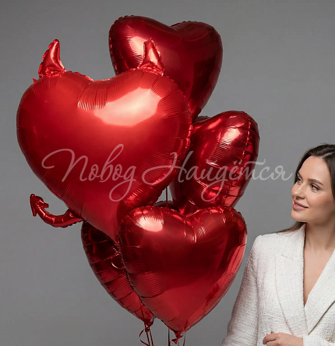 Облако шаров "Хороша, чертовка"