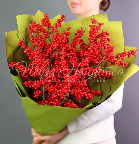 Букет Пунцовый закат — Повод Найдется