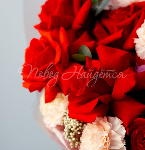 Букет Красный бархат — Повод Найдется