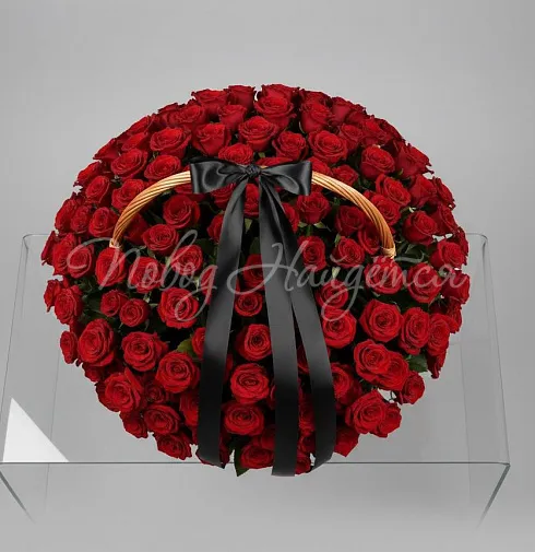 Букет Траурная корзина №5 — Повод Найдется