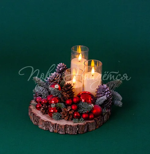 Цветочная композиция Морозный штиль — Повод Найдется