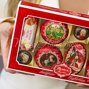 Конфеты, шоколад, KINDER Конфеты Reber Mozart, 285 г