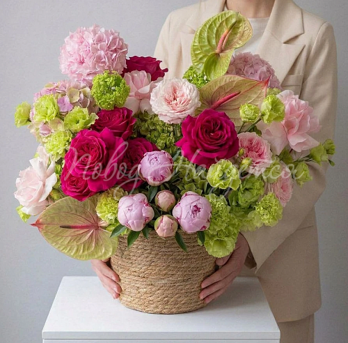 Корзины Букет Особенный шарм