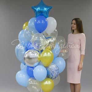 Облако шаров "Свежая волна"