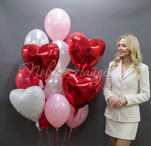 Воздушные шары Облако шаров "Теплая встреча"