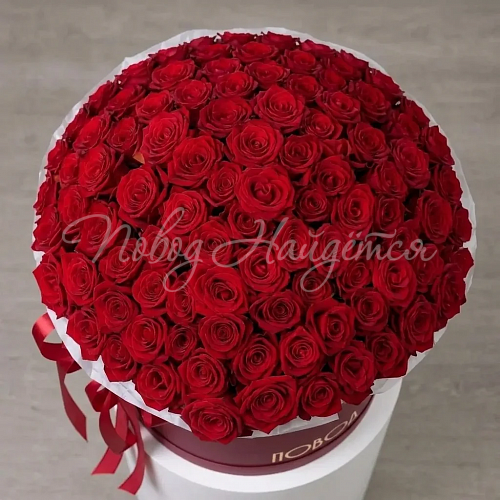 Цветы в шляпной коробке Букет Для Королевы