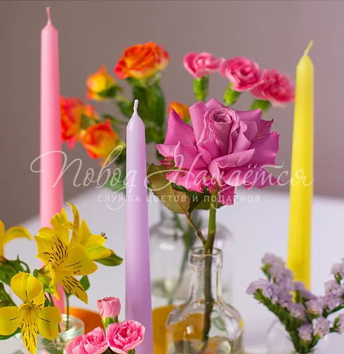 Цветочная композиция Яркая планета — Повод Найдется