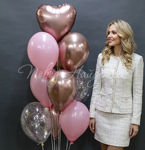 Шары Облако шаров "Милая парочка" — Повод Найдется