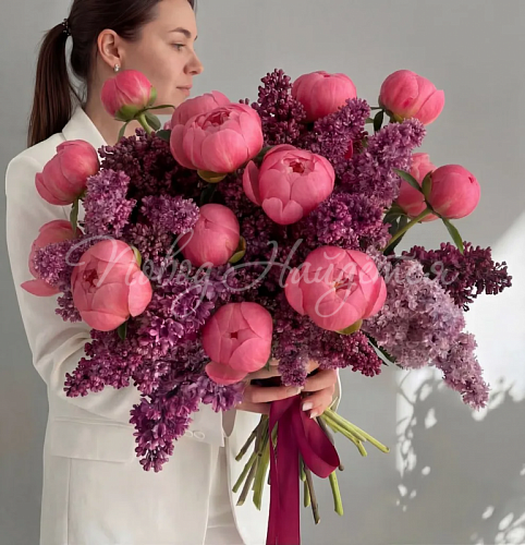 Дизайнерские букеты Букет Коралловый закат