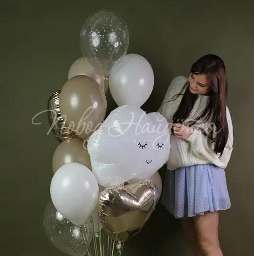 Воздушные шары Облако шаров "По дороге с облаками"