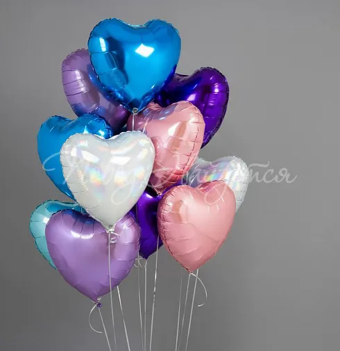 Облако шаров "Это по любви"