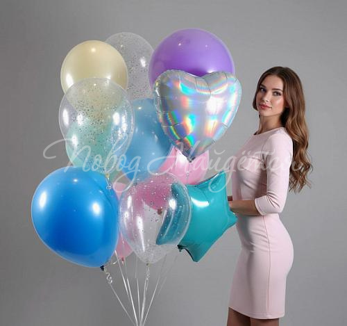 Облако шаров "Король вечеринки"